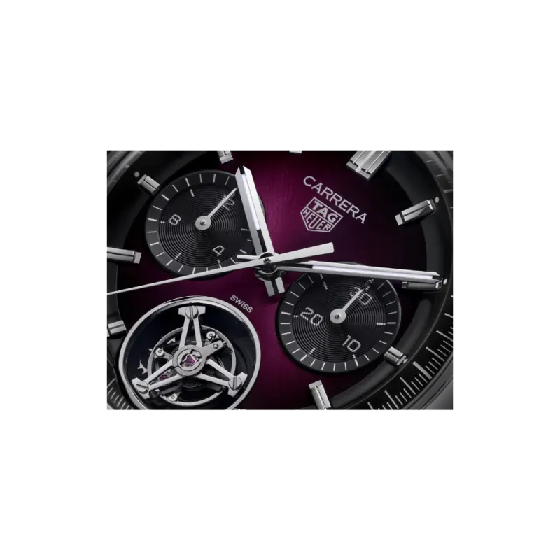 TAG Heuer Carrera Chronograph Tourbillon REF# CBS5017.FC6605 - Image 5
