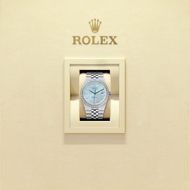 Rolex Land-Dweller 40 Oyster, 40 mm, platinum and diamonds  Reference 127386TBR - Image 5