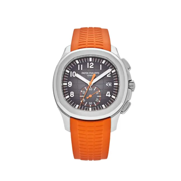 Patek Philippe Aquanaut Chronograph 5968A Orange Strap Automatic Men’s Watch
